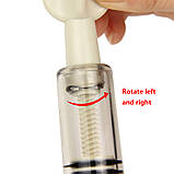 Вакуумна гвинтова помпа для сосків і клітора Lery розмір S 18 мм, фото 5