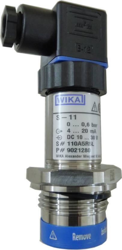 Перетворювач тиску WIKA S-11, 0..0.4 bar, G1В, 4-20mA, 2-L, 0.5%, -30...+100C, фото 1