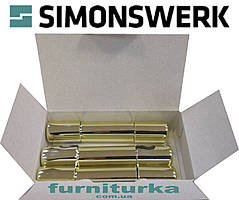 Декоративна накладка №12 на петлю SIMONSWERK серія BAKA 4000 (золото глянцеве)