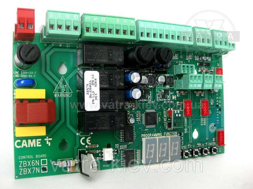 Плата управления CAME ZBX7N контроллер автоматики BX для