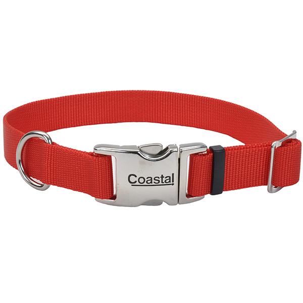 Нашийник Coastal Titan Buckle для собак, 30-45 см Червоний