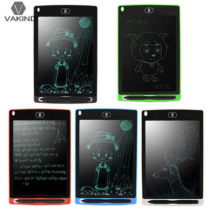 Планшет для малювання та нотаток LCD Writing Tablet 8,5 дюйма, фото 3