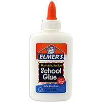 Elmer's school white glue 118мл (145г) - белый клей Элмерс, идеален для создания слаймов