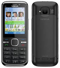 Мобільний телефон Nokia C5 (оригінал) Black 1050 мАч