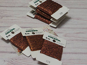 CARAT — декоративна металізована тасьма, колір No228 (2 мм)