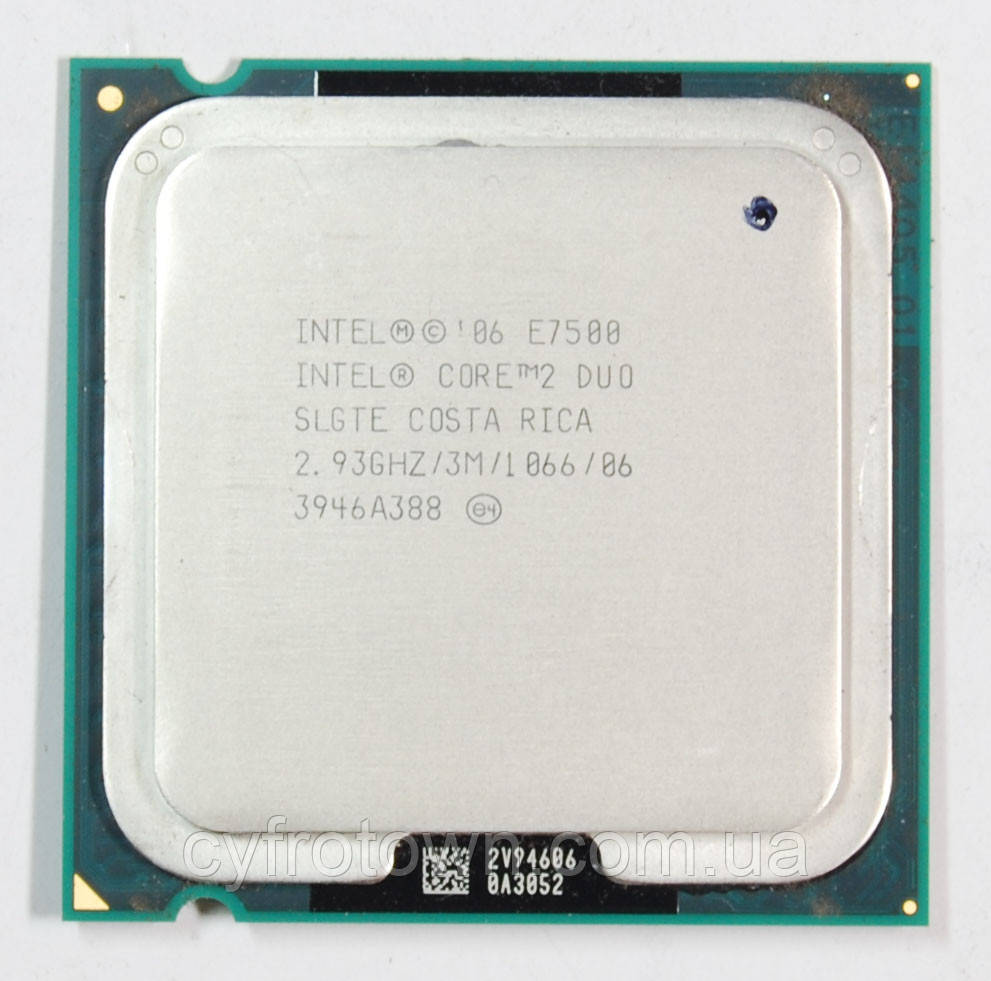 Процесор Intel Core 2 Duo E7500 2x2.93 GHz S775