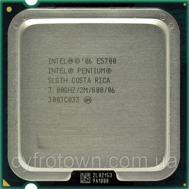 Процесор Pentium dual core E5700 2x3 GHz S775 бв