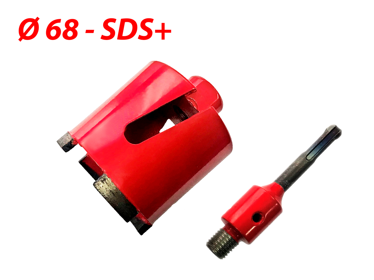 Алмазний підрозетник Ø 68 мм SDS+/шестигранник SUPERHARD, фото 1