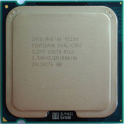 Процесор Intel Pentium dual core E5200 2x2.5 GHz S775