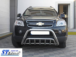 Передня дуга WT002 (нерж.) - 2006 Chevrolet Captiva+ 2011+ рр.