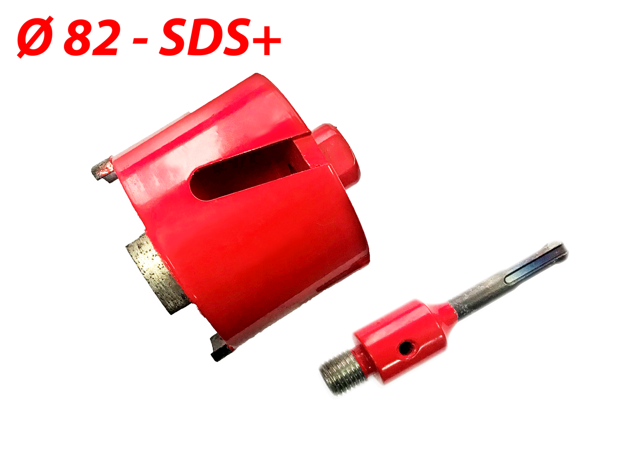 Алмазний підрозетник Ø 82 мм SDS+/шестигранник SUPERHARD, фото 1