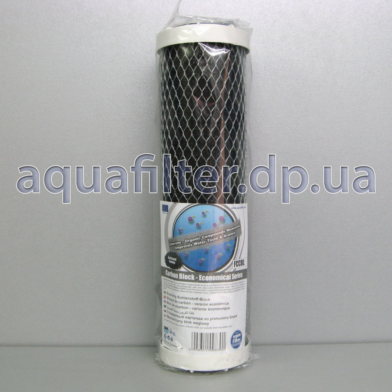 Картридж з активованого пресованого вугілля Aquafilter FCCBL, фото 1