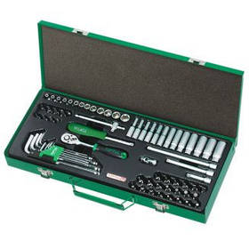 Набір інструменту 1/4" 72ед. Toptul GCAD7202