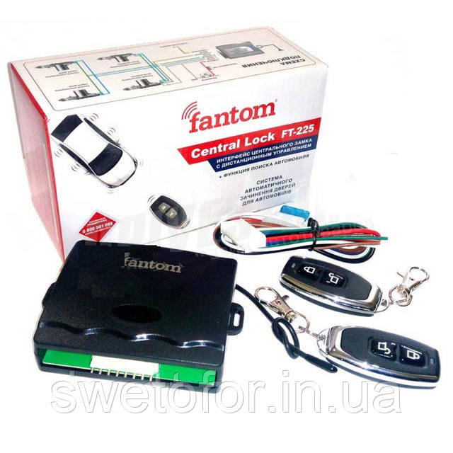 Інтерфейс керування центральним замком із пультом дистанційного керування Fantom FT-225