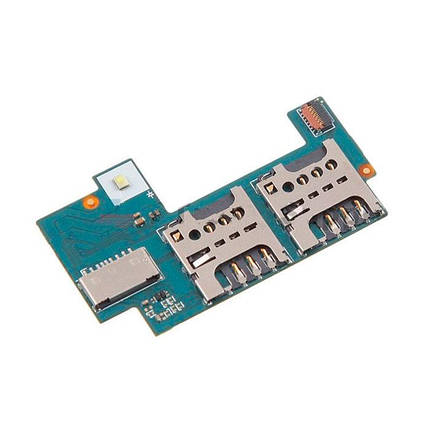 Шлейф Sony C2304 Xperia C з SIM і SD конектором, фото 1