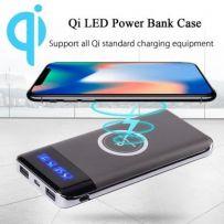 Бездротова Qi-зарядка Power Bank 27800 mah універсальний акумулятор, фото 1
