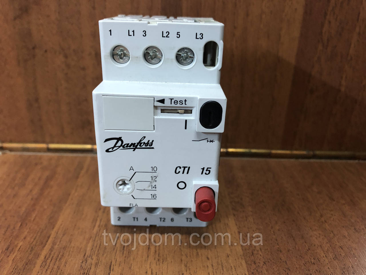 Автоматичний вимикач Danfoss CTI 15 10-16А
