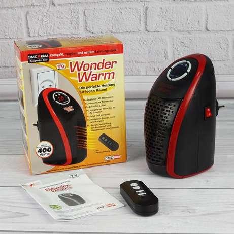 Портативний нагрівач у розетку Wonder Warm з пультом