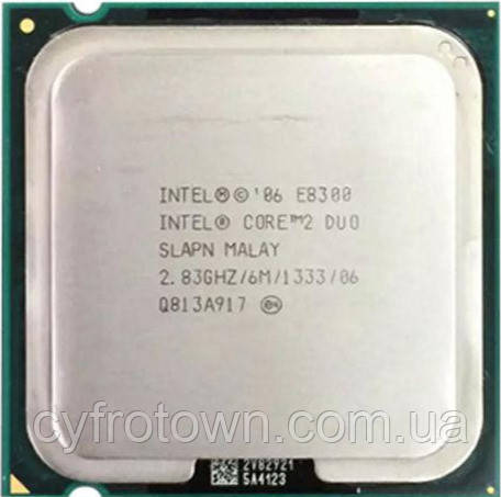 Процессор Intel Core 2 Duo E8300 2x2.83 GHz S775 бу