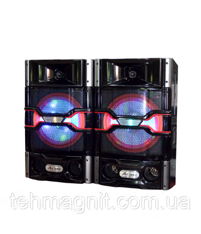 Активна акустична система колонки Ailiang USBFM-7011-DT, 50W, 10 дюймів, підсвіток