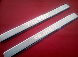 Накладки на пороги для Ford Transit 2000-2013