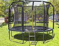 Батут Profesjonal 312 см з сіткою і драбинкою