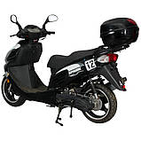 Мотороллер SPARK SP150S-17R (149,6 см. 7.75 л.с., електростартер, синій/чорний/червоний), фото 4
