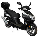 Мотороллер SPARK SP150S-17R (149,6 см. 7.75 л.с., електростартер, синій/чорний/червоний), фото 6