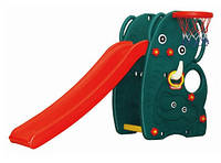 Дитяча гірка Happy Box JM-706 "Слон" з баскетбольним кільцем + подарунок