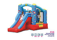 Надувний батут з гіркою "Галактика" HappyHop