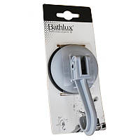 Гачок для рушника на вакуумному присоску Bathlux Hojas Сірий (90206)