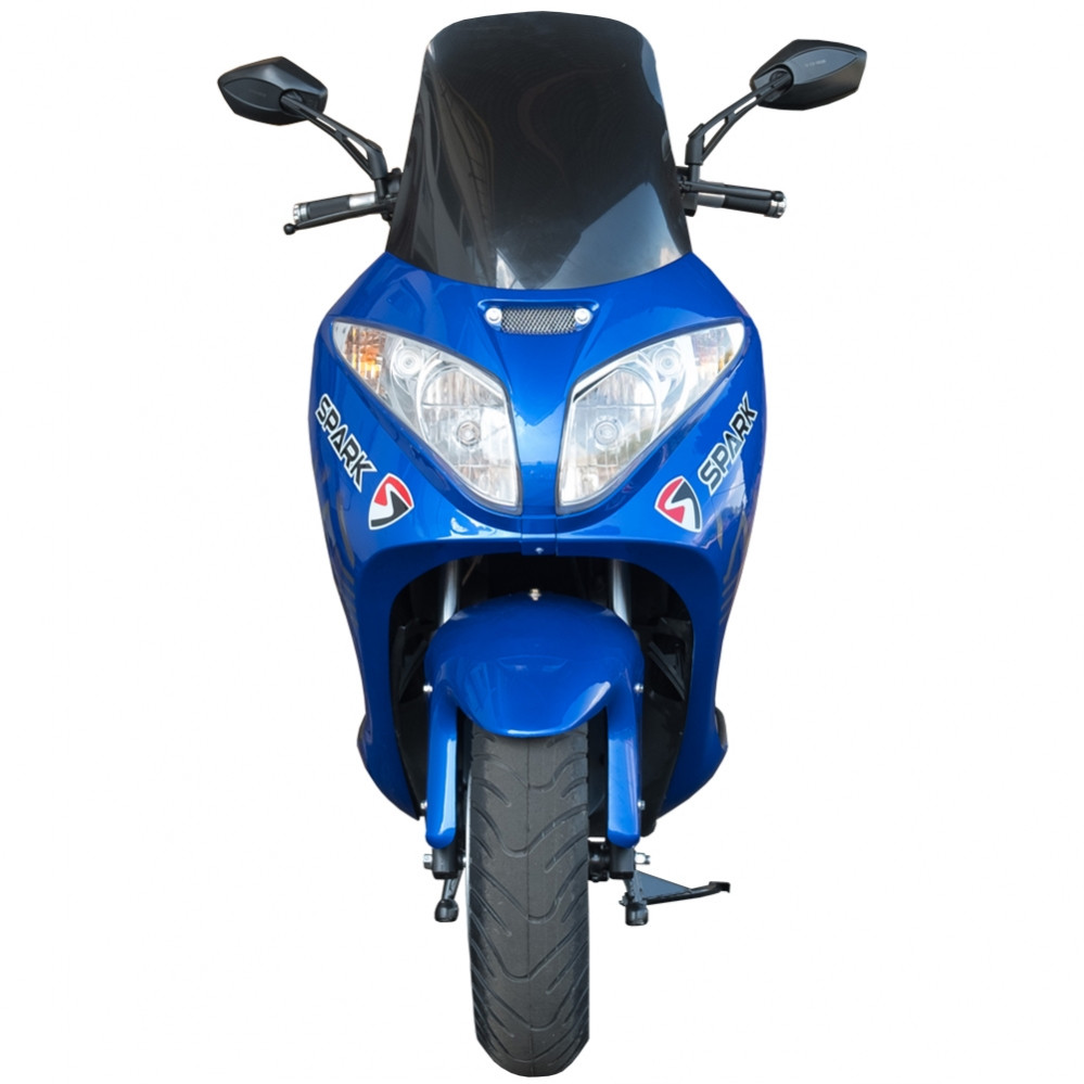 Моторолер SPARK SP150S-28 (149,6 см.куб., електростартер, синій/червоний/білий)