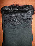 Жіночі рукавички Корона з начосом. Бамбук. р. М., фото 6