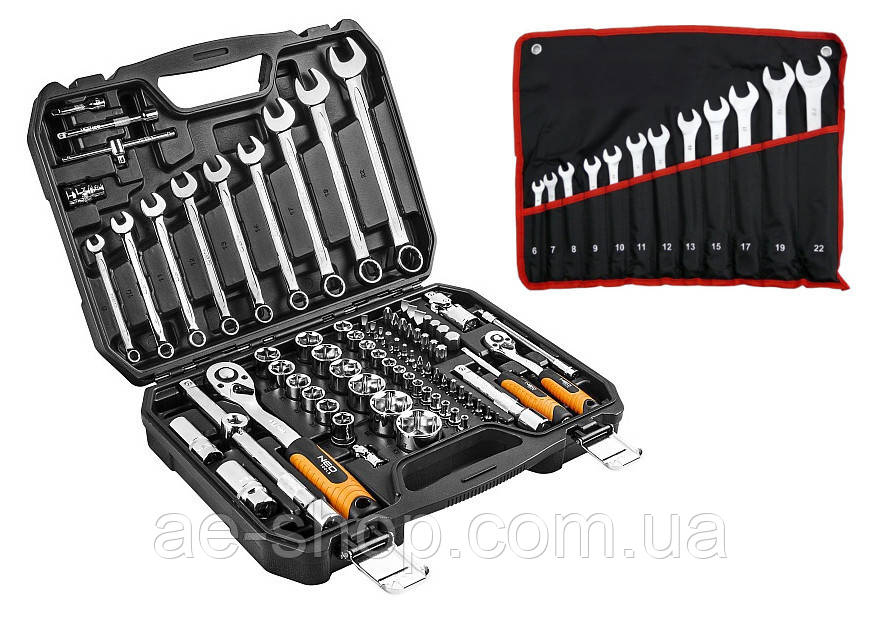 Набор ключей NEO 08-672 82 шт + 12 шт ключей EAE (ID#820601245), цена ...