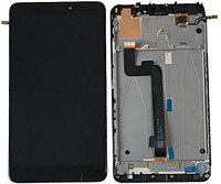 Дисплей (экран) для Xiaomi Mi Max /Mi Max Pro/Mi Max Prime + тачскрин, черный, с передней панелью