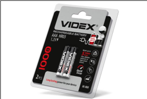 Акумулятори Videx HR03/AAA 1000mAh