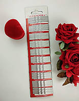 Невидимка, Шпилька для волосся, Колір: Срібло, 5,5 см