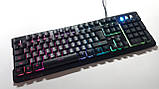 Клавіатура з RGB підсвіткою Fantech Soldier K612 Black (K612b), USB, фото 3