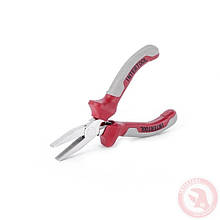 Качконоси прямі прецизійні комбіновані з накладками на ручках із двох матеріалів 115 мм INTERTOOL 