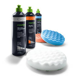 ПОЛІРУВАЛЬНА ПАСТА ТА ОПОРЯДЖЕННЯ ДЛЯ ПОЛІРУВАННЯ FESTOOL
