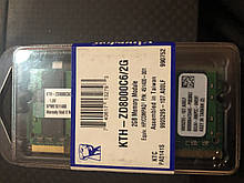 Пам'ять So-dimm Kingston 2Gb PC2-6400S DDR2-800 KTH
