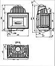 Камінна топка DOVRE 2175 CBS/B, фото 2