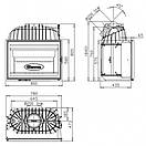 Камінна топка DOVRE 2180 CBS/B, фото 2