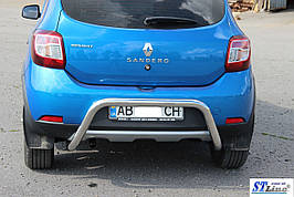 Задня дуга AK007 (нерж) - Dacia Sandero 2013+ рр.