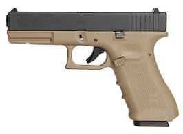 Пістолет Glock 17 — Gen4 GBB — Half Tan [WE] (для страйкболу)