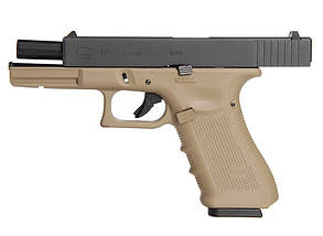 Пістолет Glock 17 — Gen4 GBB — Half Tan [WE] (для страйкболу), фото 2