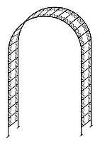 Декоративна арка для рослин