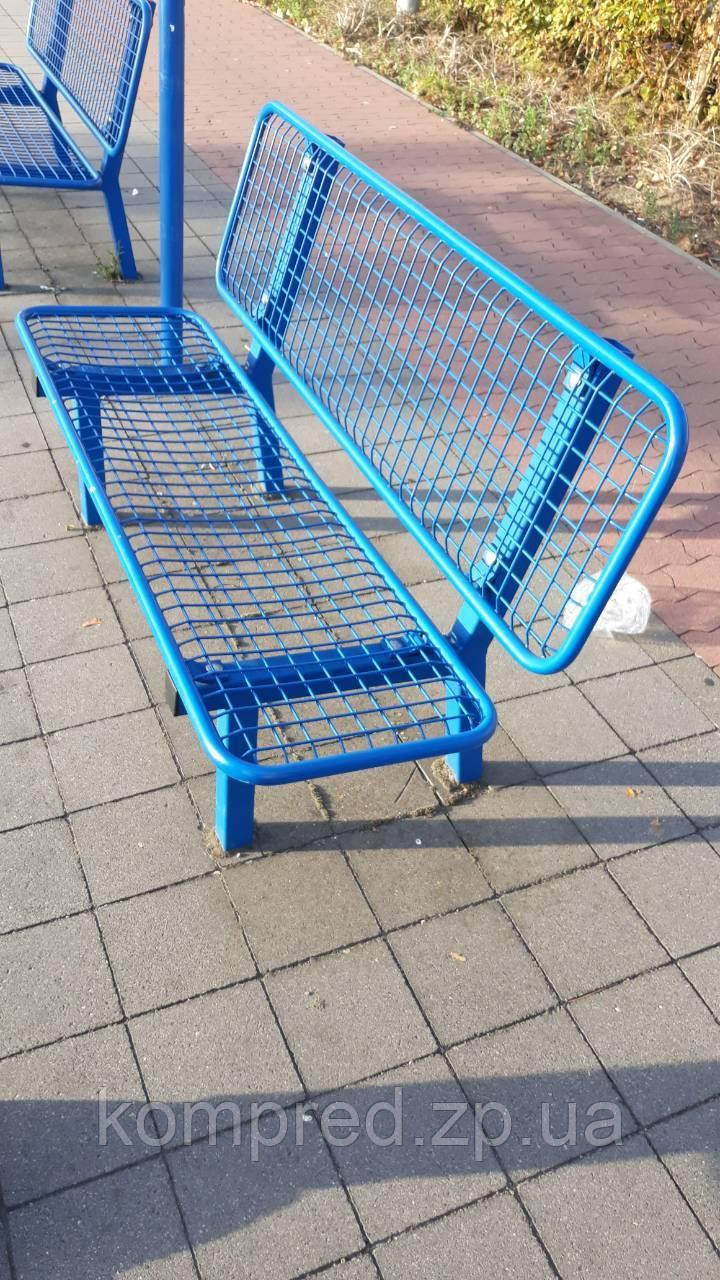 Металева лавка антивандальна