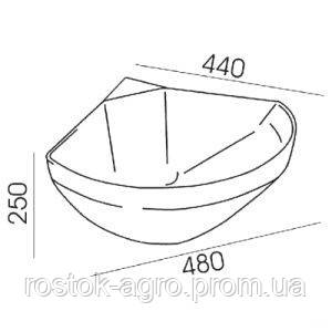 Кормушка угловая 16л - фото 2 - id-p820958189