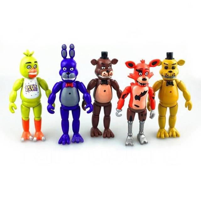 Іграшки 5 ( п'ять ) ночей з Фредді, фігурки аниматроник, ФНАФ - five nights at freddy's, 5 шт